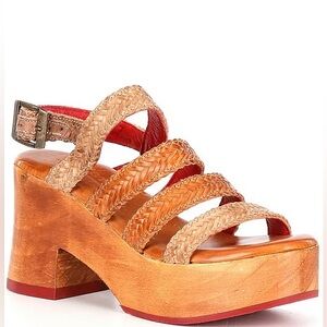 Bed Stu
Voicing Braided Leather Platform Sandals